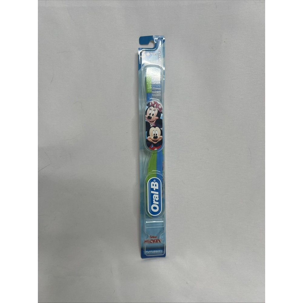 Oral-B Disney Junior Mickey Minnie Extra Soft Toothbrush‎ Ages 3+ 2018